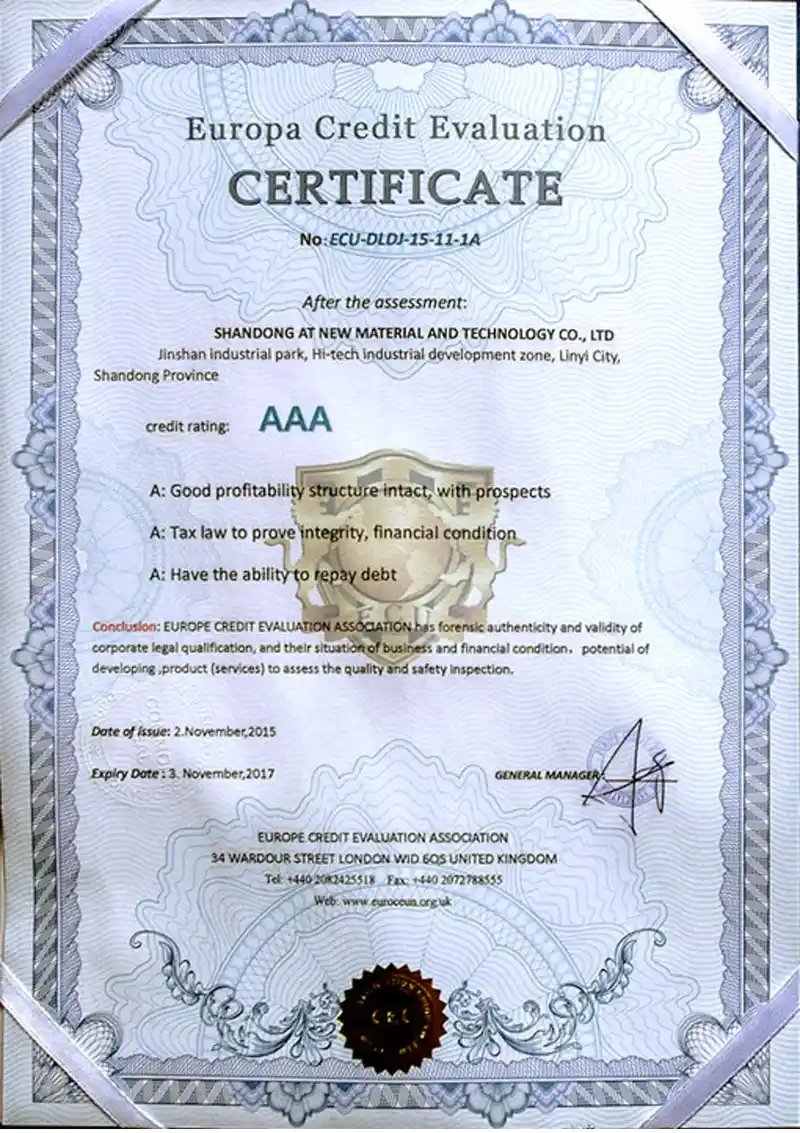 Yatai EU ECM Certification