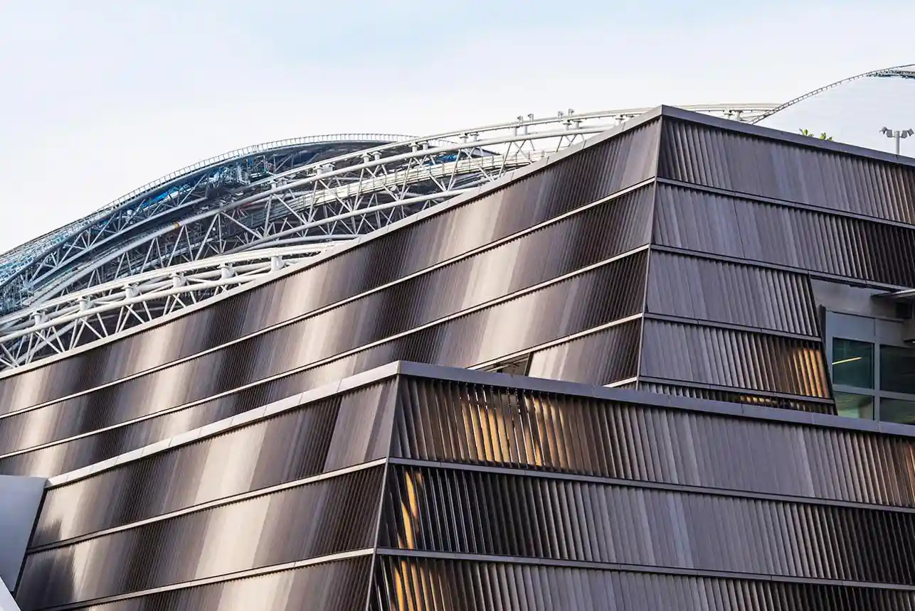 YATAI coated aluminum coil applied to Singapore Sports Hub facade cladding